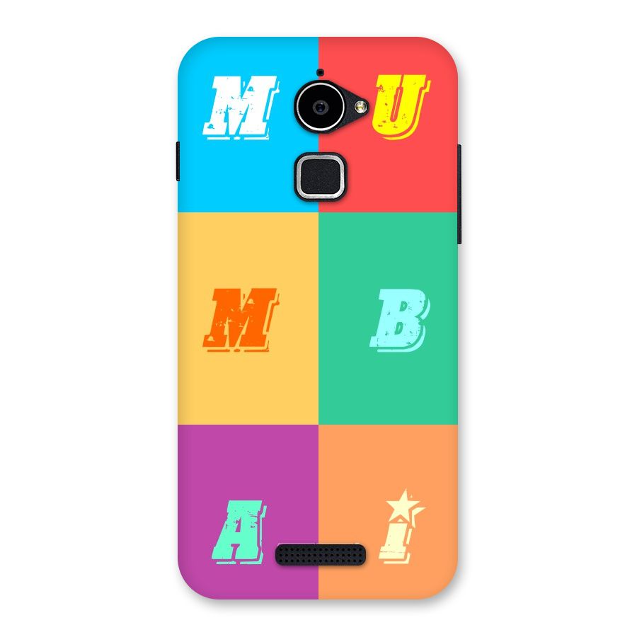 Mumbai Alphabets Back Case for Coolpad Note 3 Lite