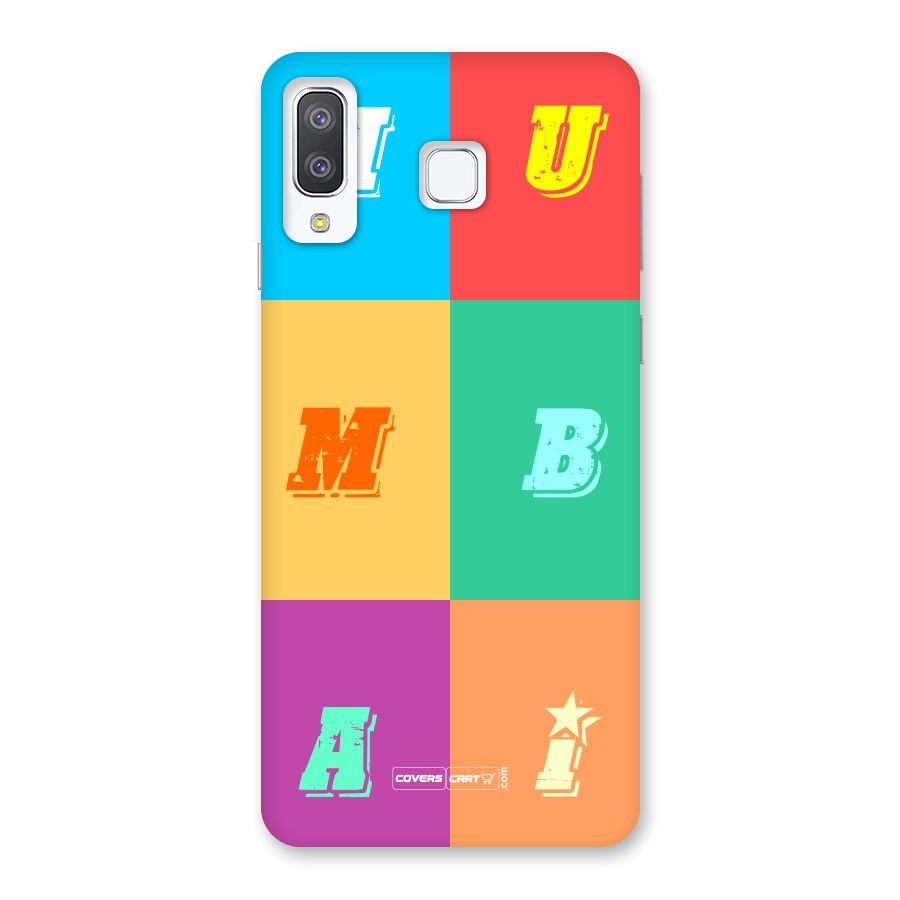Mumbai Alphabets Back Case for Galaxy A8 Star