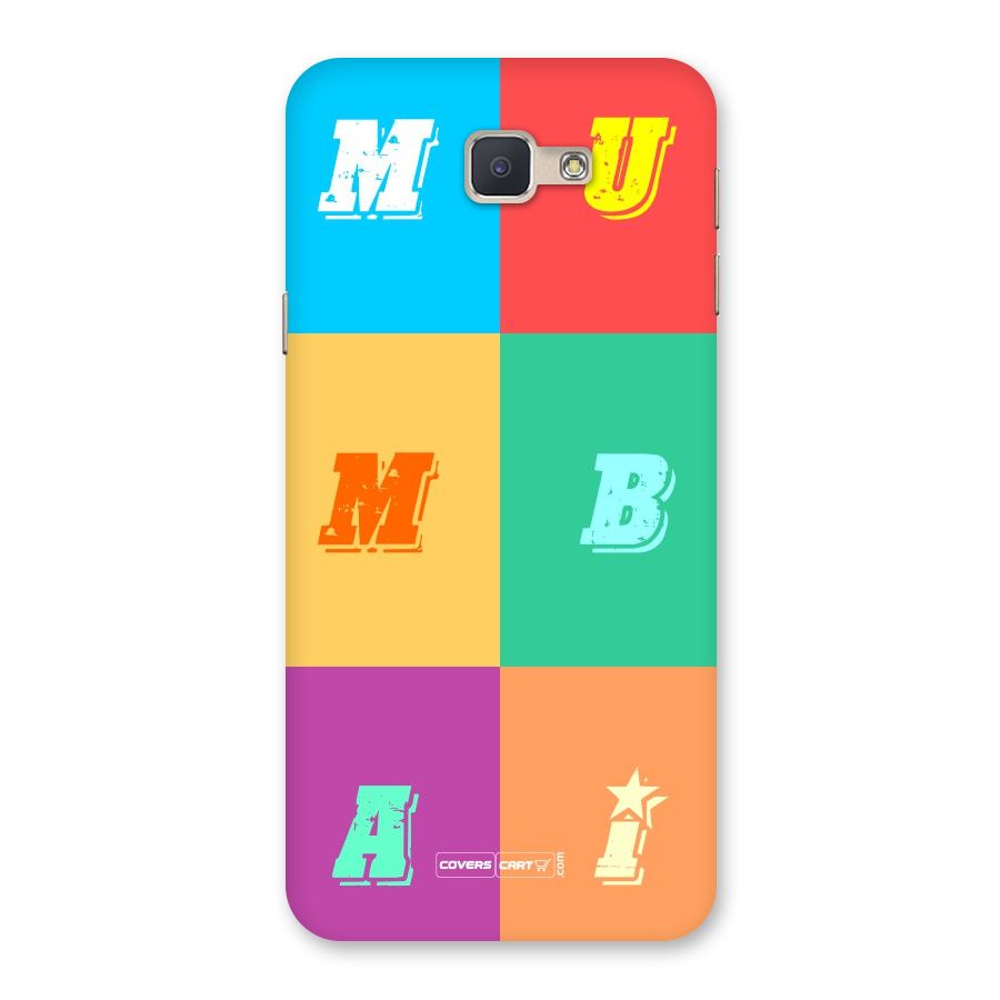 Mumbai Alphabets Back Case for Galaxy J5 Prime