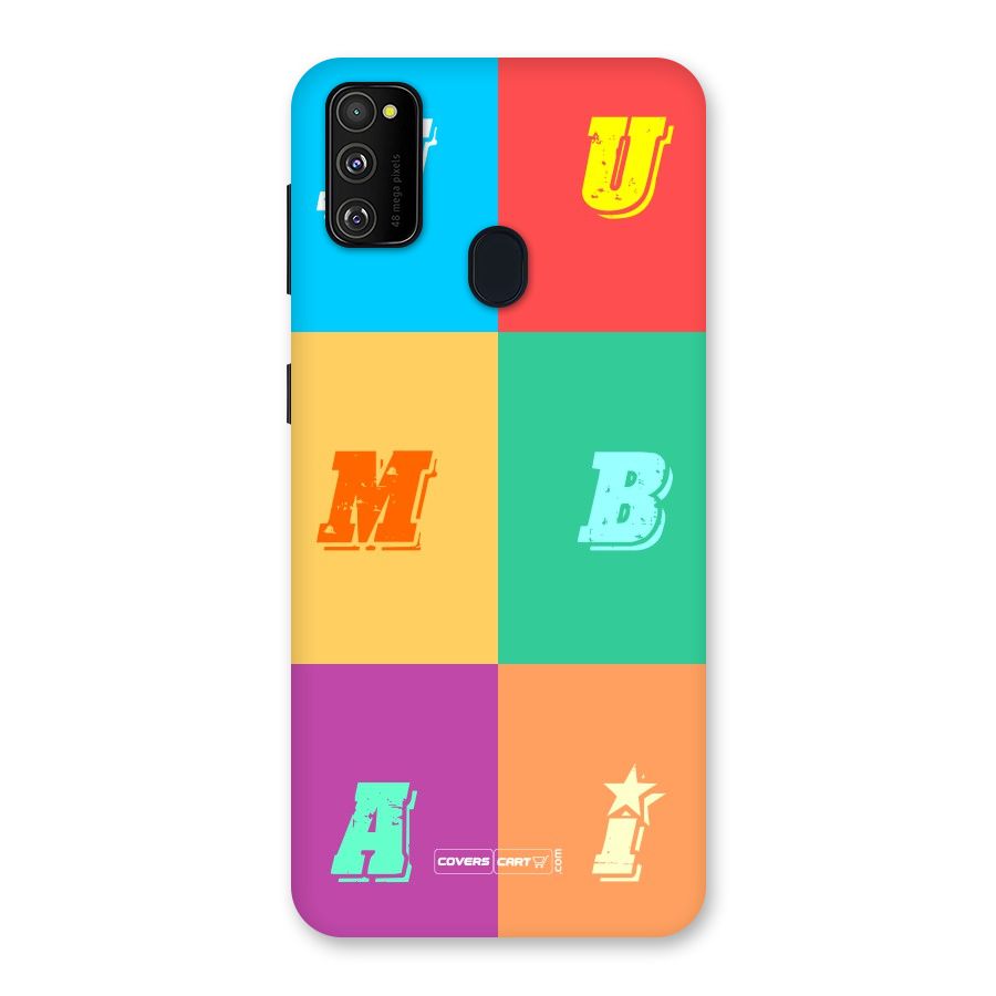 Mumbai Alphabets Back Case for Galaxy M30s
