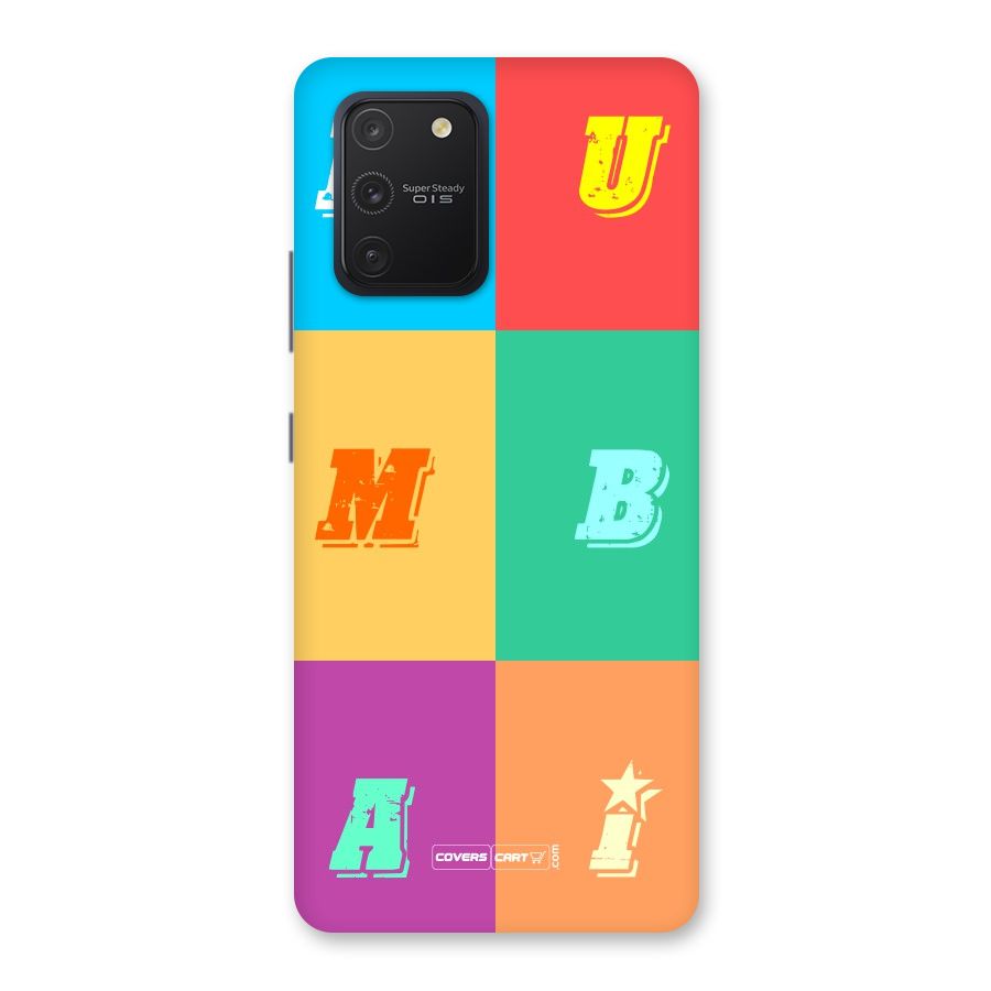 Mumbai Alphabets Back Case for Galaxy S10 Lite
