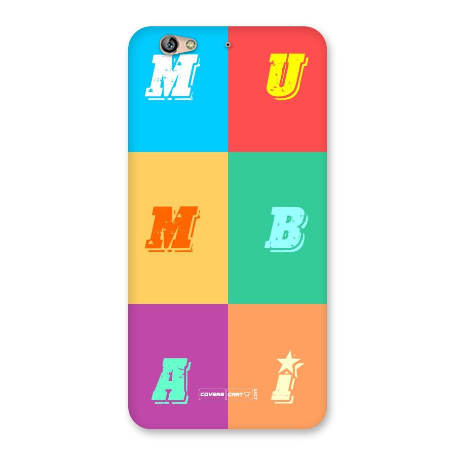 Mumbai Alphabets Back Case for Gionee S6