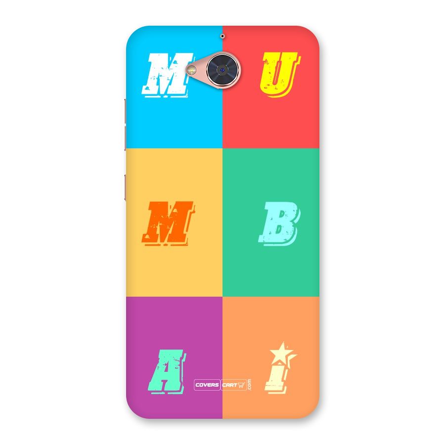 Mumbai Alphabets Back Case for Gionee S6 Pro