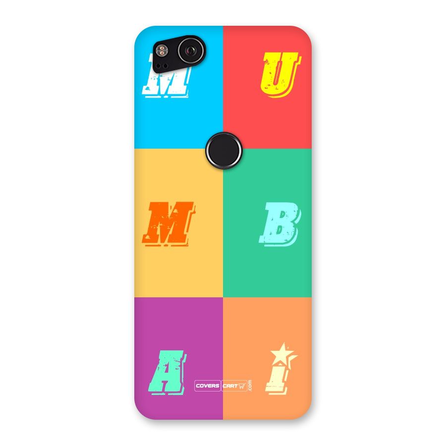 Mumbai Alphabets Back Case for Google Pixel 2