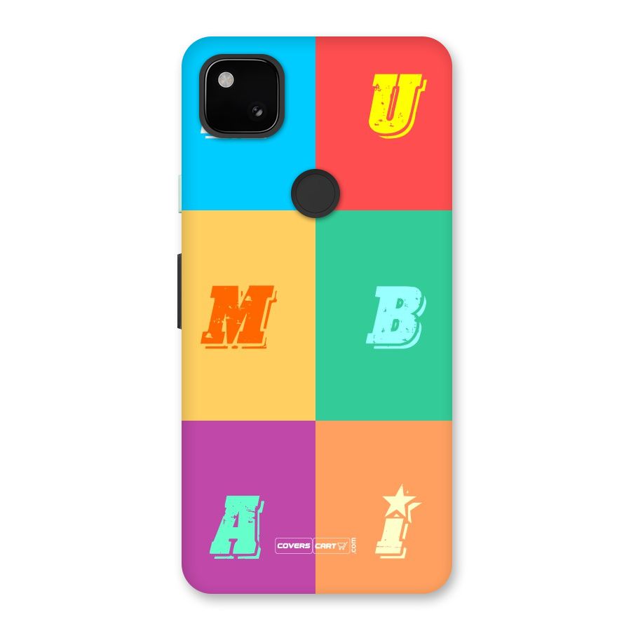 Mumbai Alphabets Back Case for Google Pixel 4a