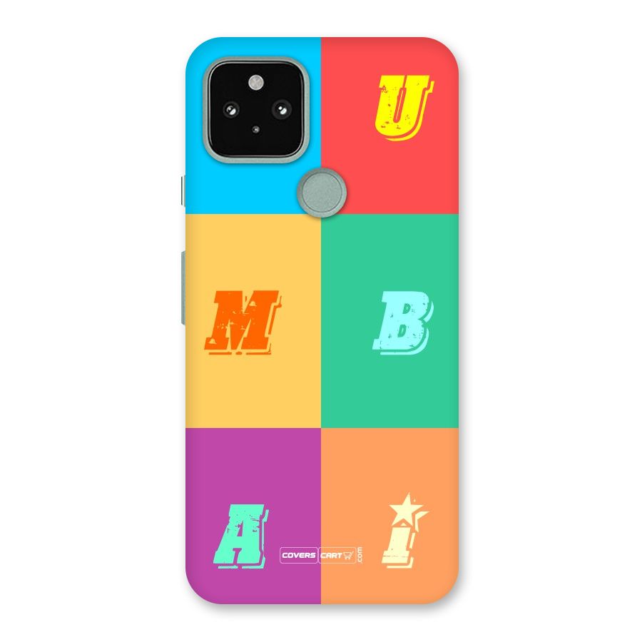 Mumbai Alphabets Back Case for Google Pixel 5