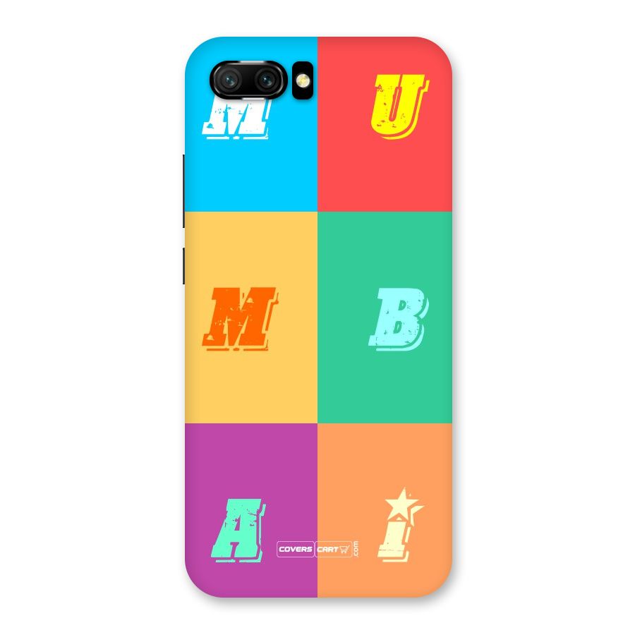 Mumbai Alphabets Back Case for Honor 10