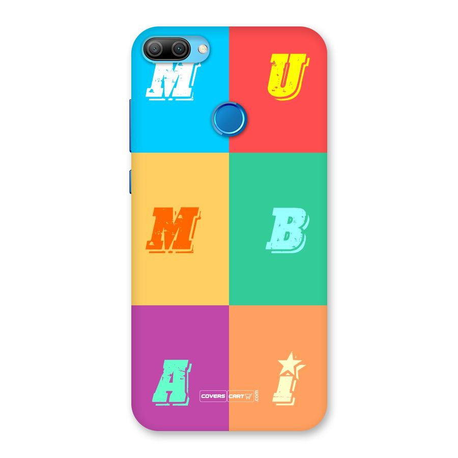 Mumbai Alphabets Back Case for Honor 9N