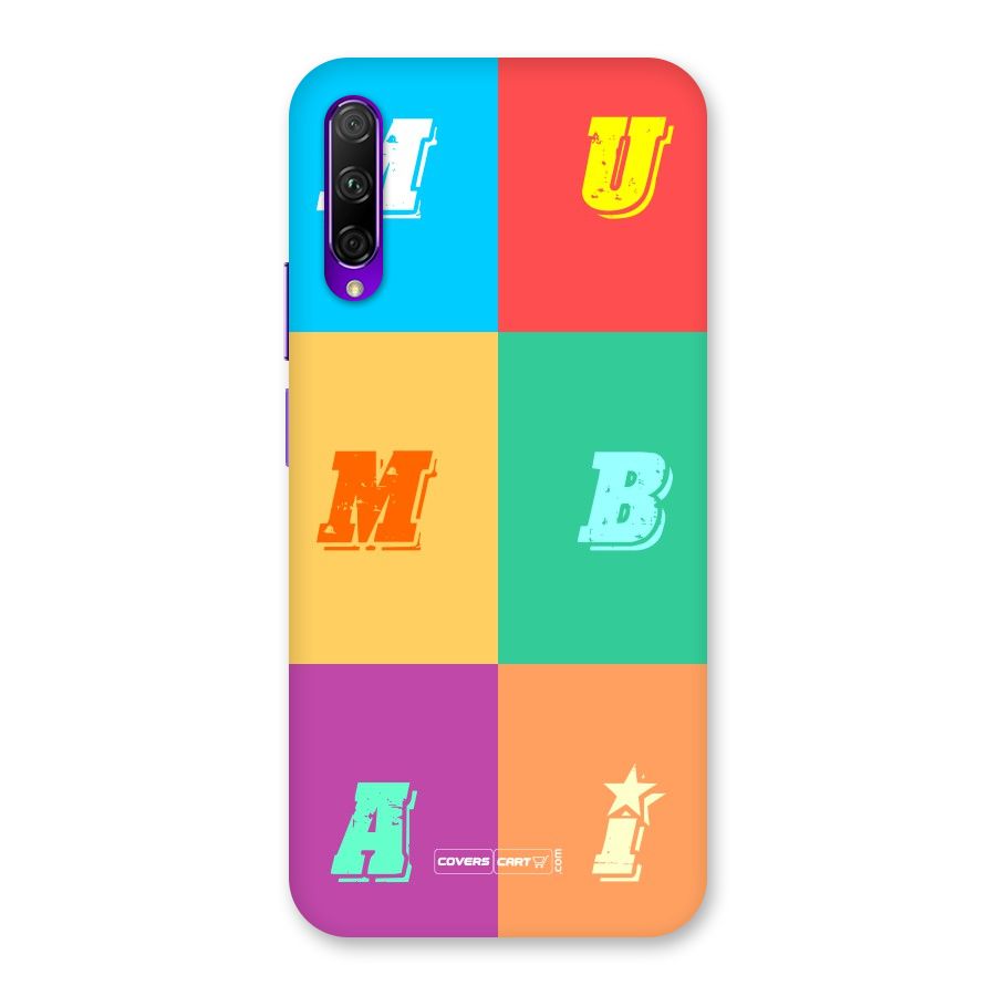 Mumbai Alphabets Back Case for Honor 9X Pro