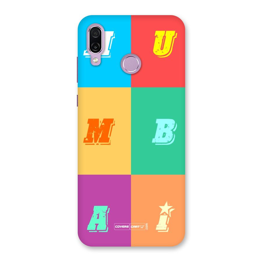 Mumbai Alphabets Back Case for Honor Play