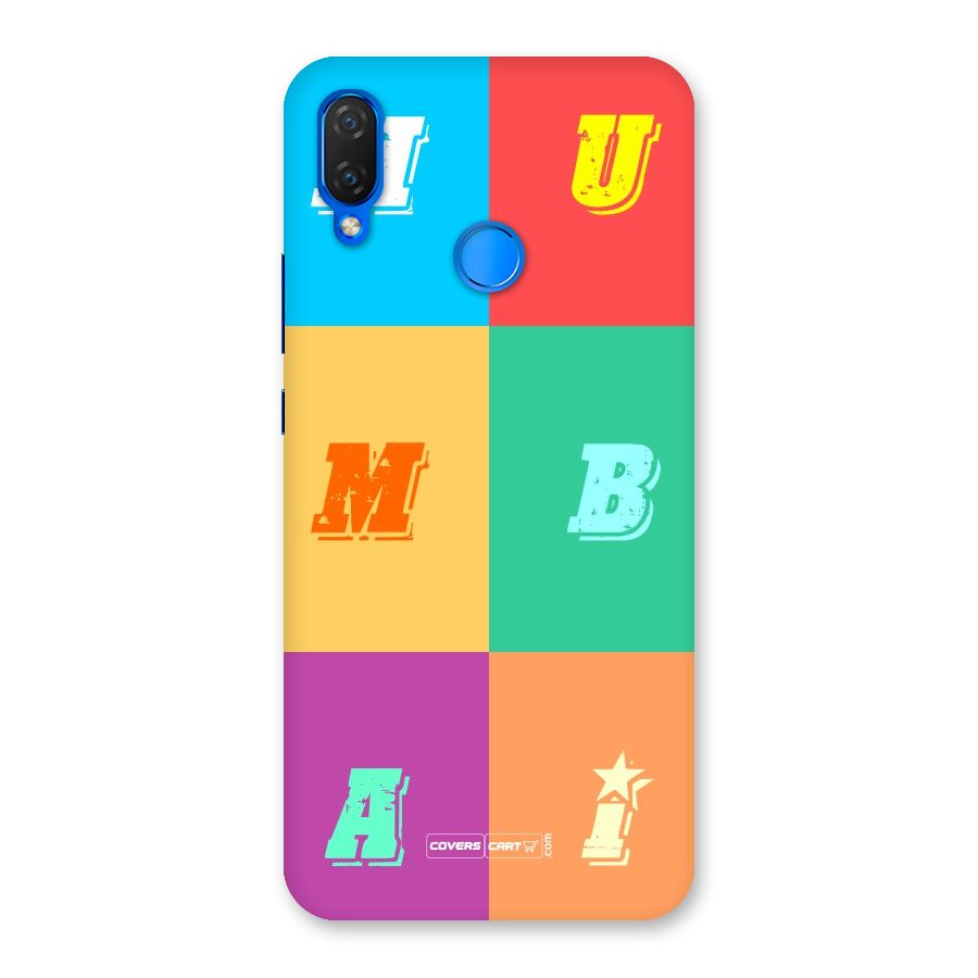 Mumbai Alphabets Back Case for Huawei P Smart+