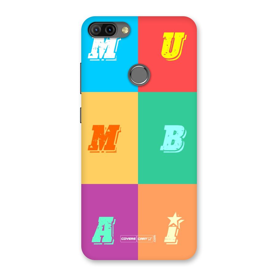 Mumbai Alphabets Back Case for Infinix Hot 6 Pro