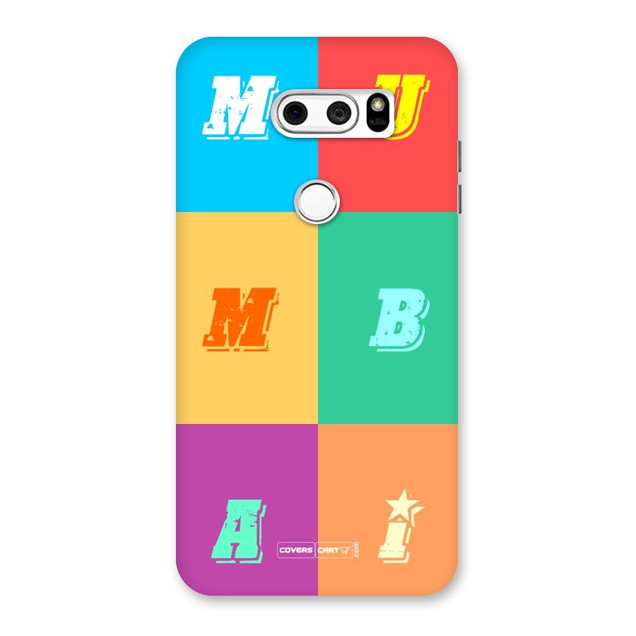 Mumbai Alphabets Back Case for LG V30