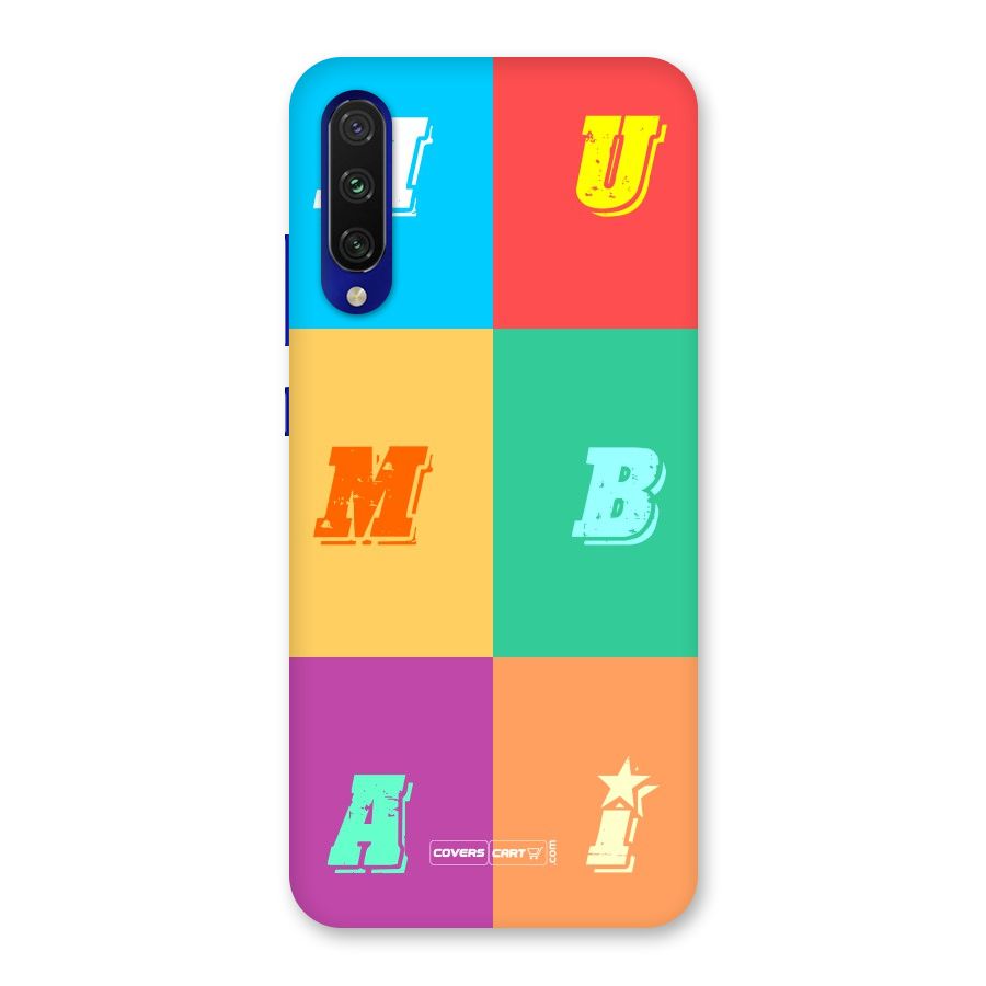 Mumbai Alphabets Back Case for Mi A3