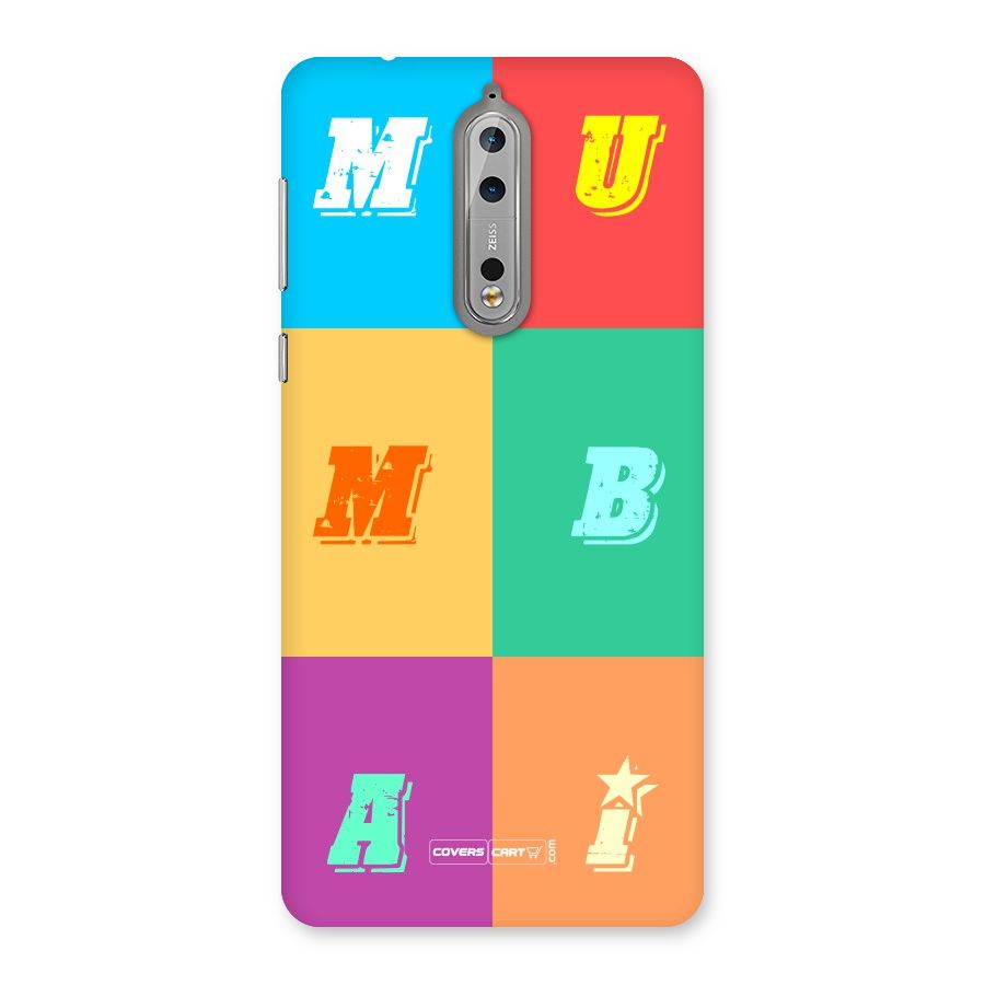 Mumbai Alphabets Back Case for Nokia 8