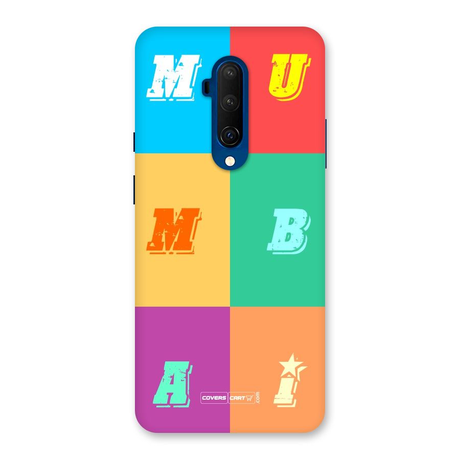 Mumbai Alphabets Back Case for OnePlus 7T Pro