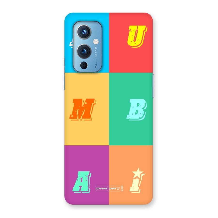 Mumbai Alphabets Back Case for OnePlus 9