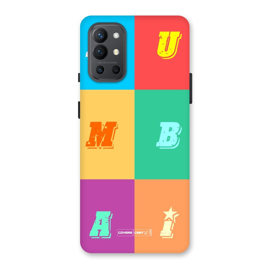 Mumbai Alphabets Back Case for OnePlus 9R