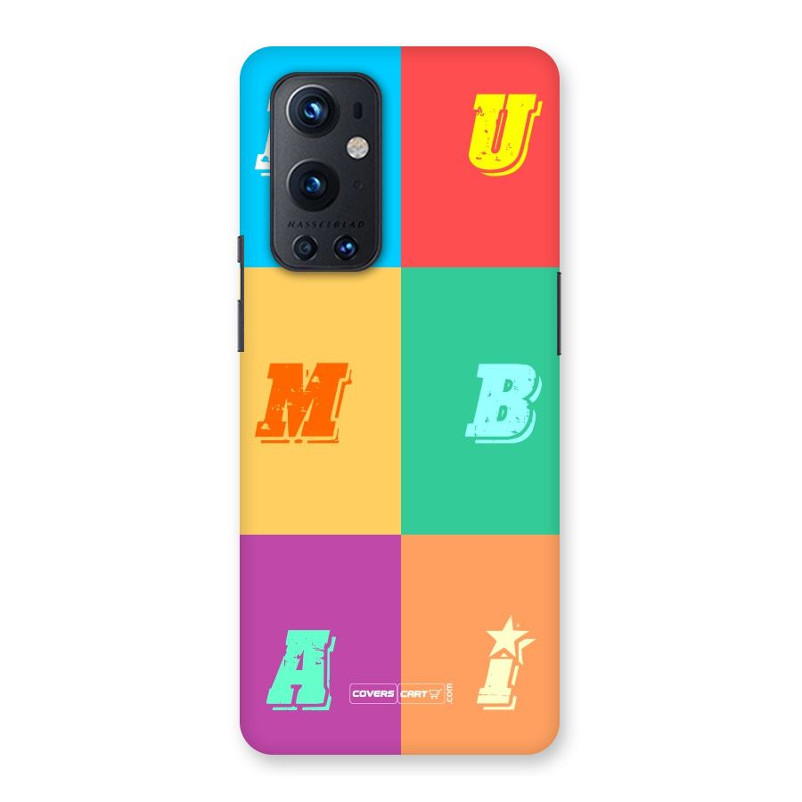 Mumbai Alphabets Back Case for OnePlus 9 Pro
