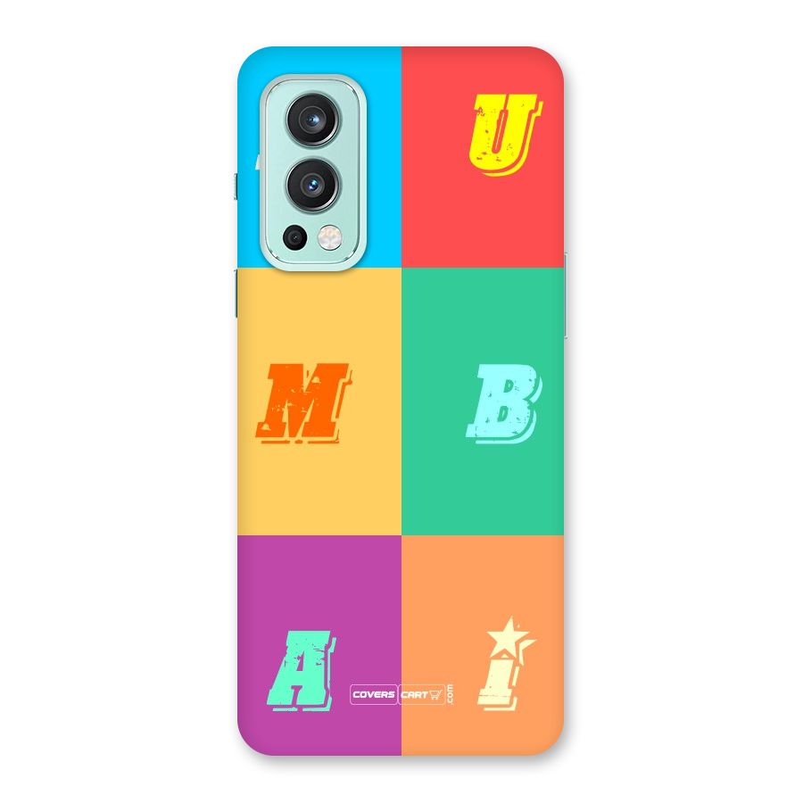 Mumbai Alphabets Back Case for OnePlus Nord 2 5G