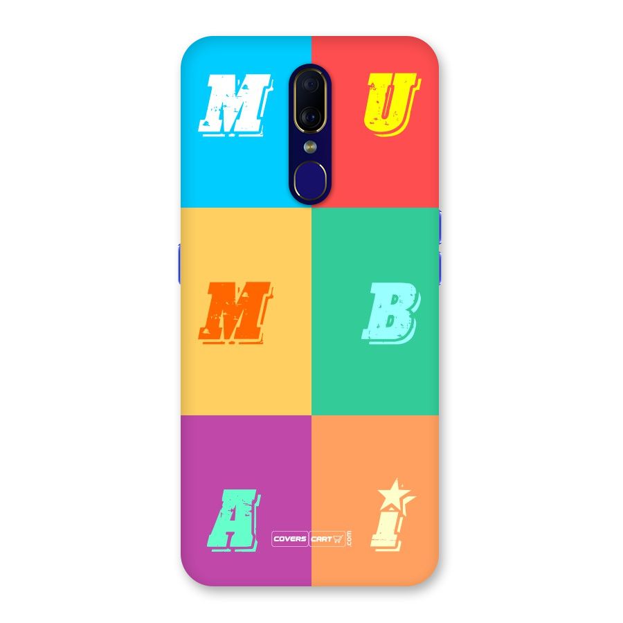 Mumbai Alphabets Back Case for Oppo A9