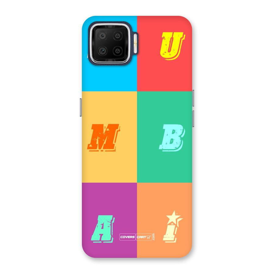Mumbai Alphabets Back Case for Oppo F17