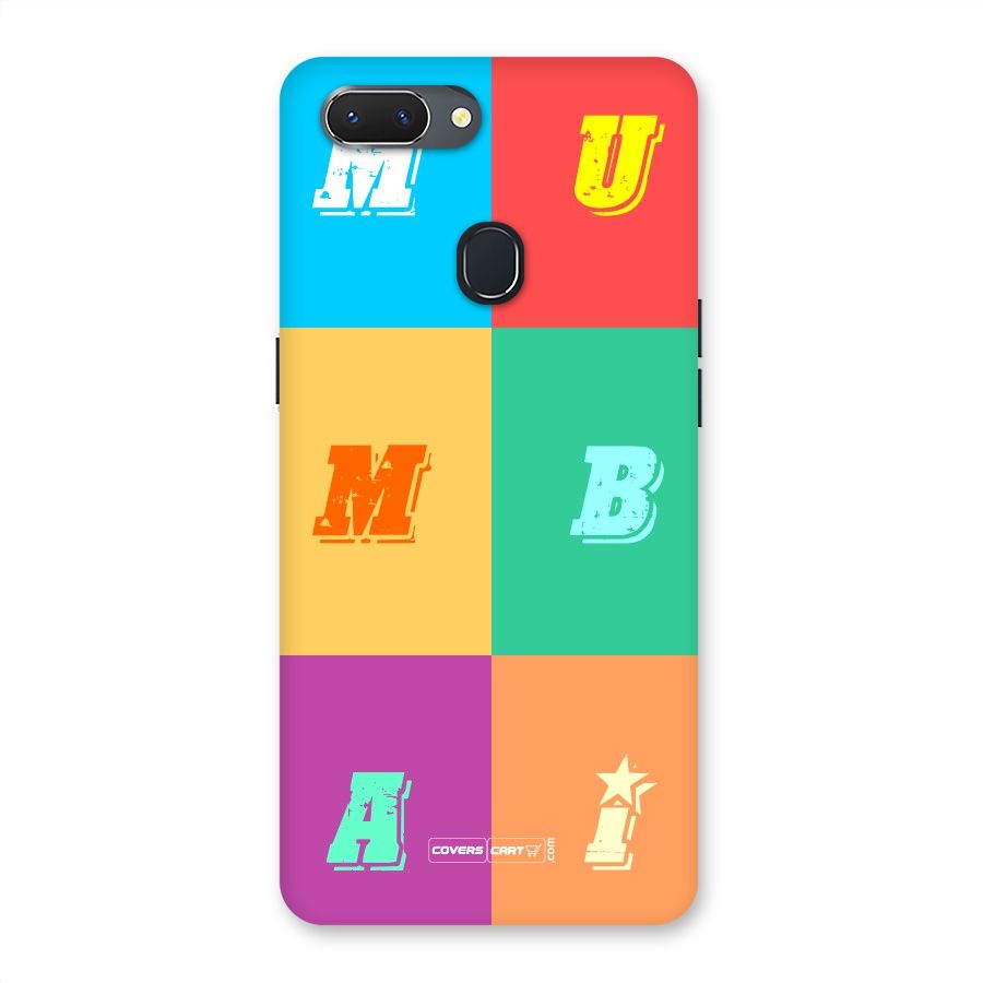 Mumbai Alphabets Back Case for Oppo Realme 2
