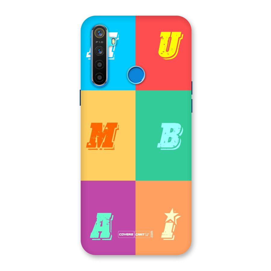 Mumbai Alphabets Back Case for Realme 5