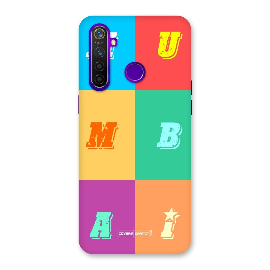 Mumbai Alphabets Back Case for Realme 5 Pro