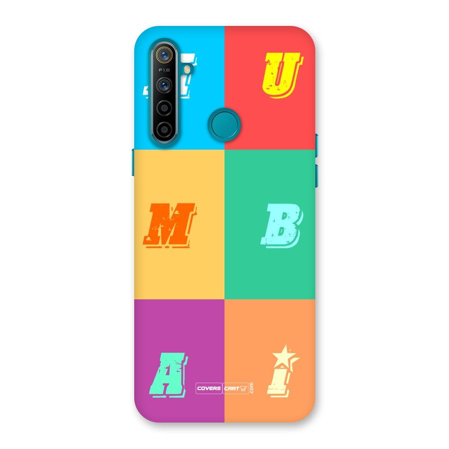 Mumbai Alphabets Back Case for Realme 5i