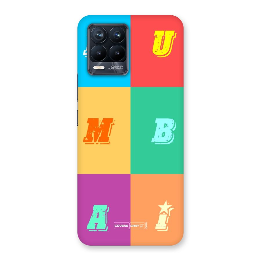 Mumbai Alphabets Back Case for Realme 8 Pro