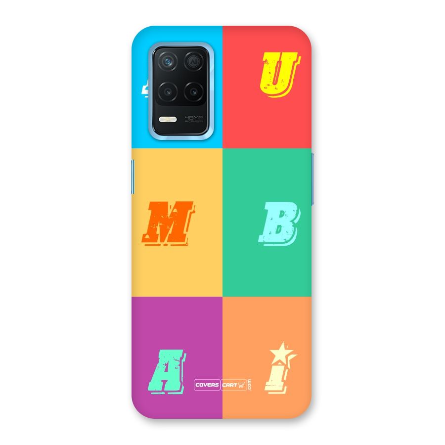 Mumbai Alphabets Back Case for Realme 8s 5G
