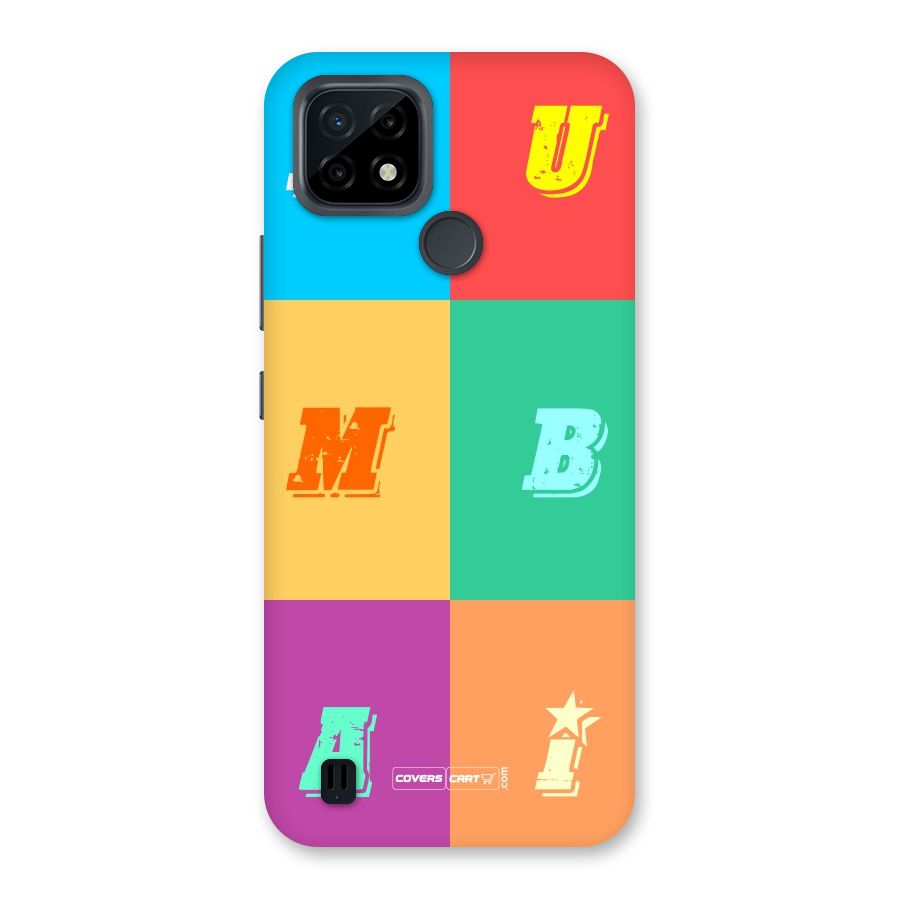 Mumbai Alphabets Back Case for Realme C21