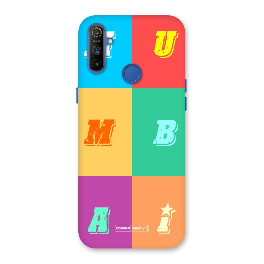 Mumbai Alphabets Back Case for Realme Narzo 10A