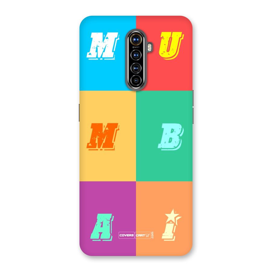Mumbai Alphabets Back Case for Realme X2 Pro