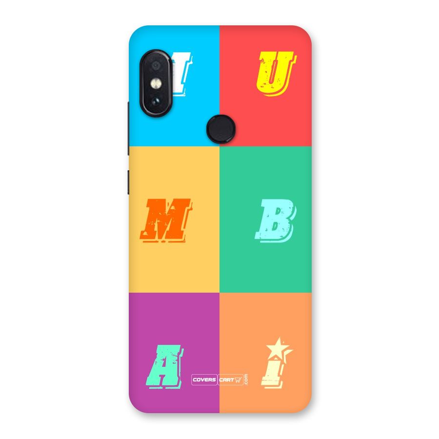 Mumbai Alphabets Back Case for Redmi Note 5 Pro