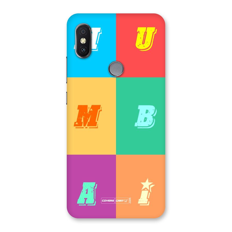 Mumbai Alphabets Back Case for Redmi Y2