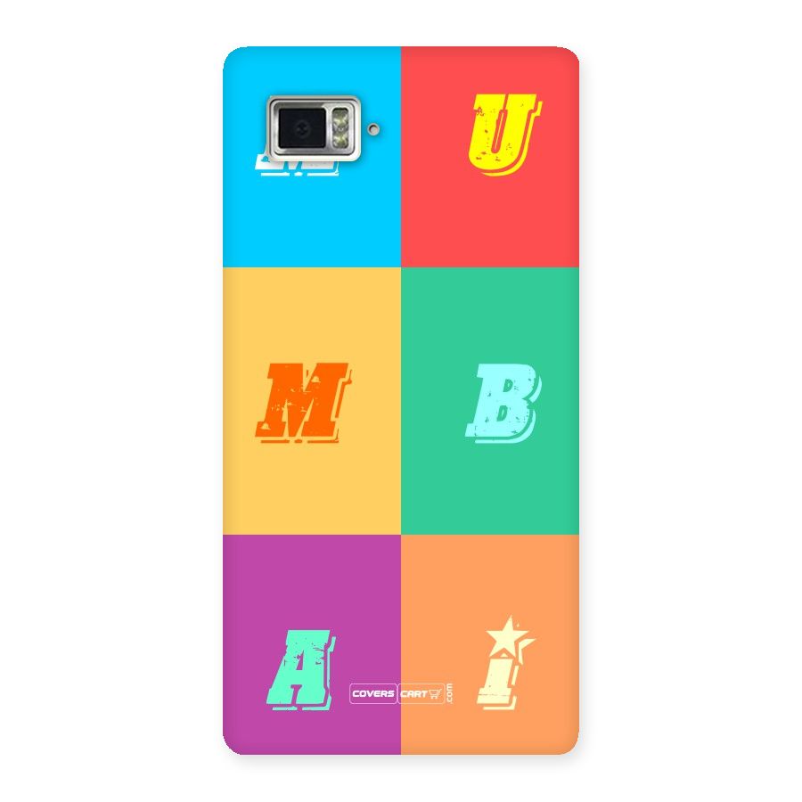 Mumbai Alphabets Back Case for Vibe Z2 Pro K920
