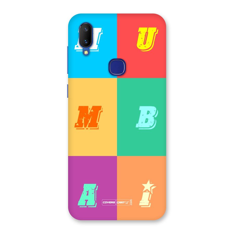 Mumbai Alphabets Back Case for Vivo V11