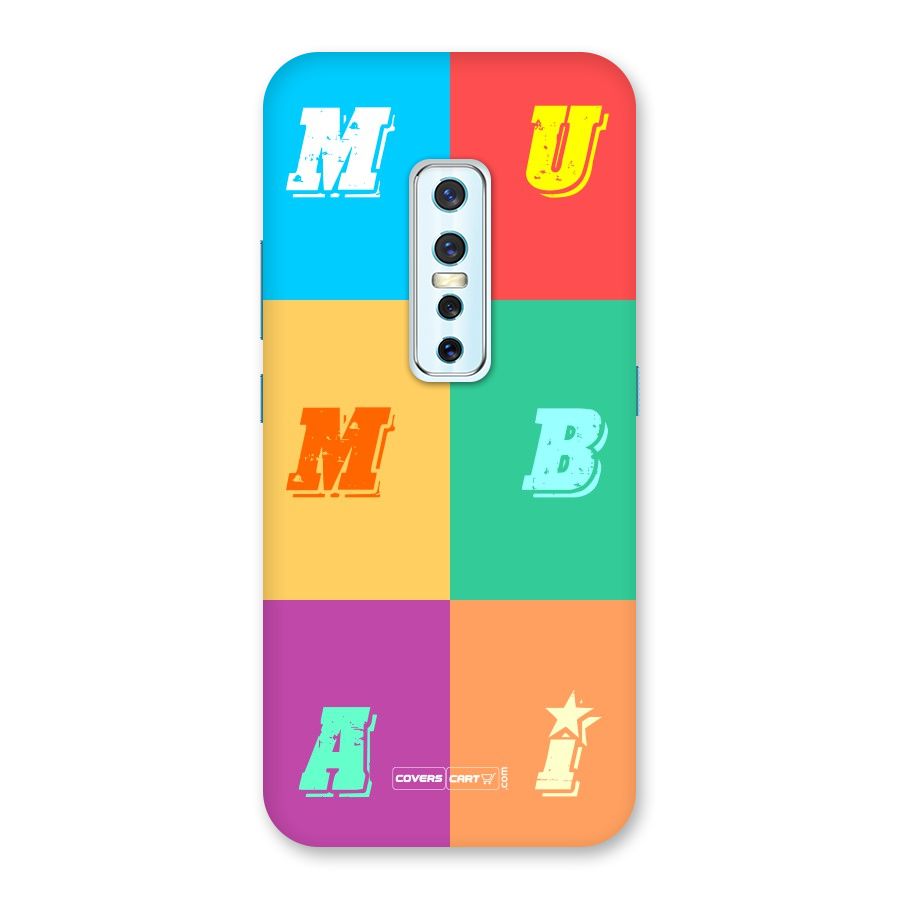 Mumbai Alphabets Back Case for Vivo V17 Pro