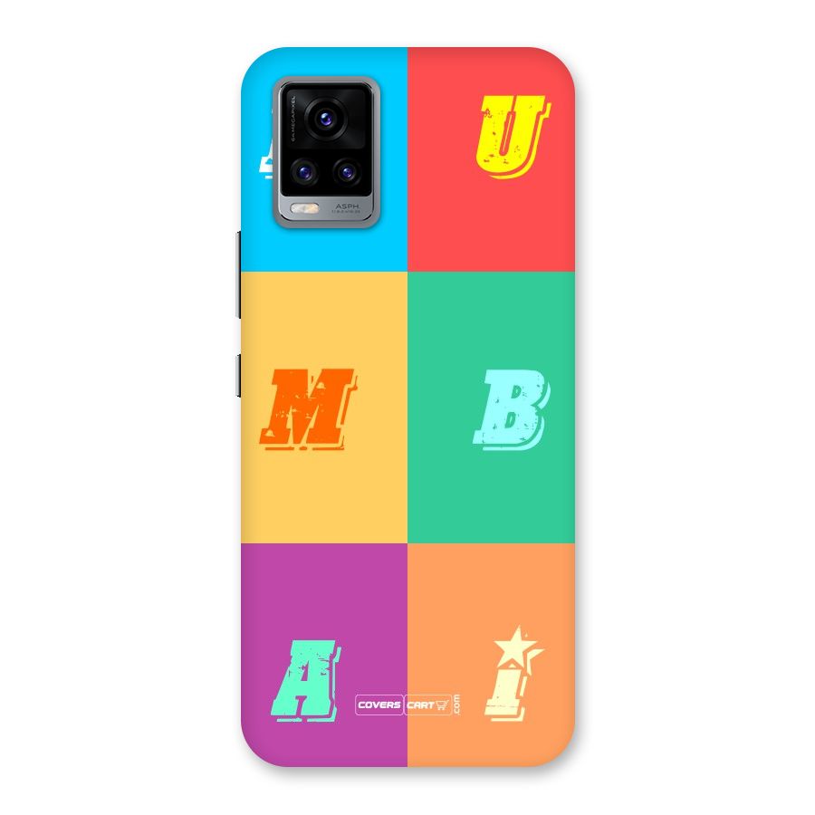 Mumbai Alphabets Back Case for Vivo V20