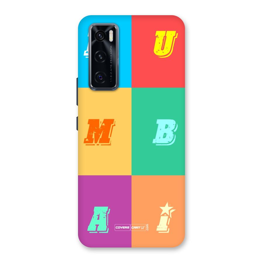 Mumbai Alphabets Back Case for Vivo V20 SE