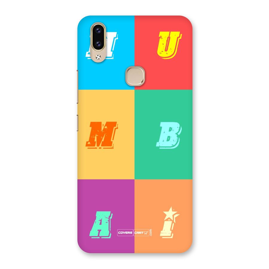 Mumbai Alphabets Back Case for Vivo V9 Youth