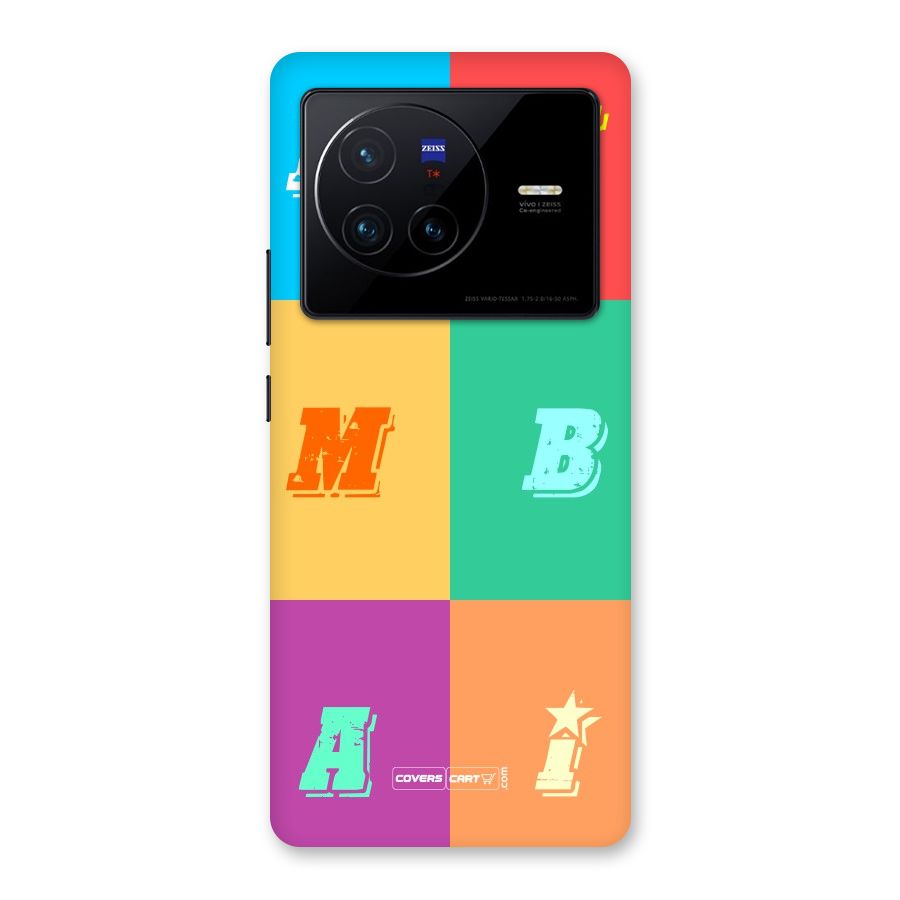 Mumbai Alphabets Back Case for Vivo X80