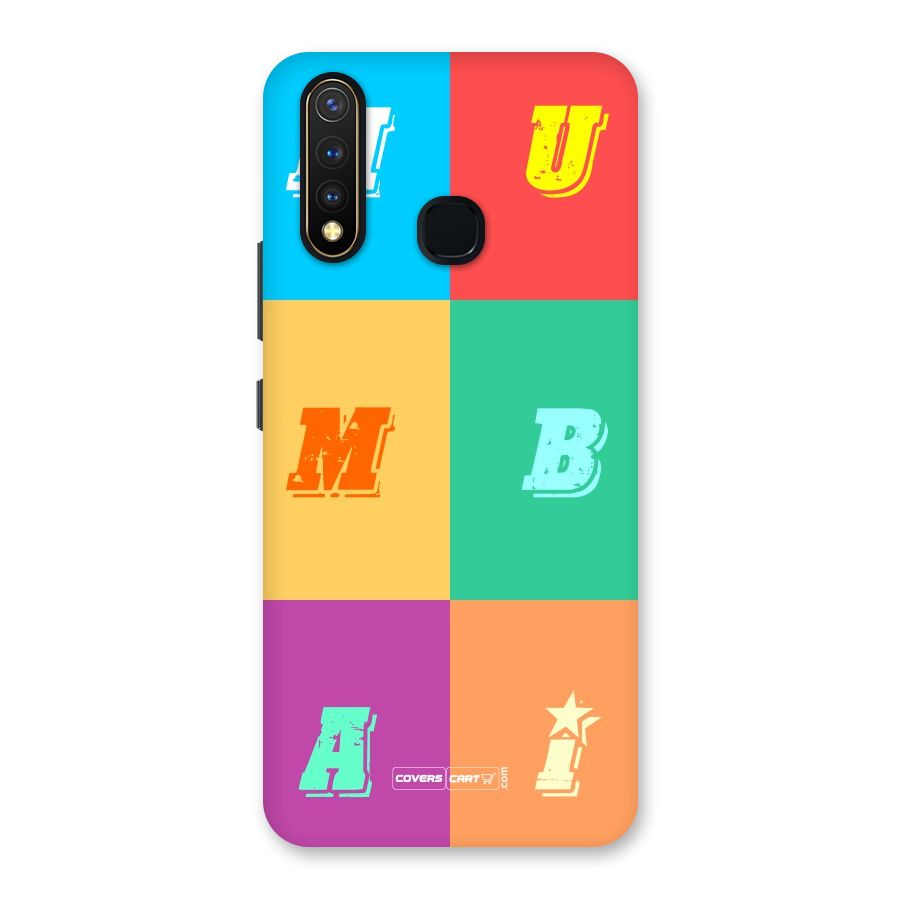 Mumbai Alphabets Back Case for Vivo Y19