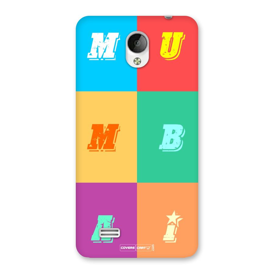 Mumbai Alphabets Back Case for Vivo Y21