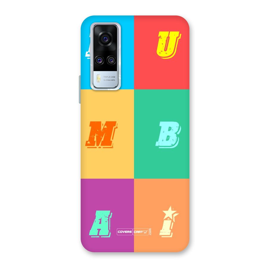 Mumbai Alphabets Back Case for Vivo Y31