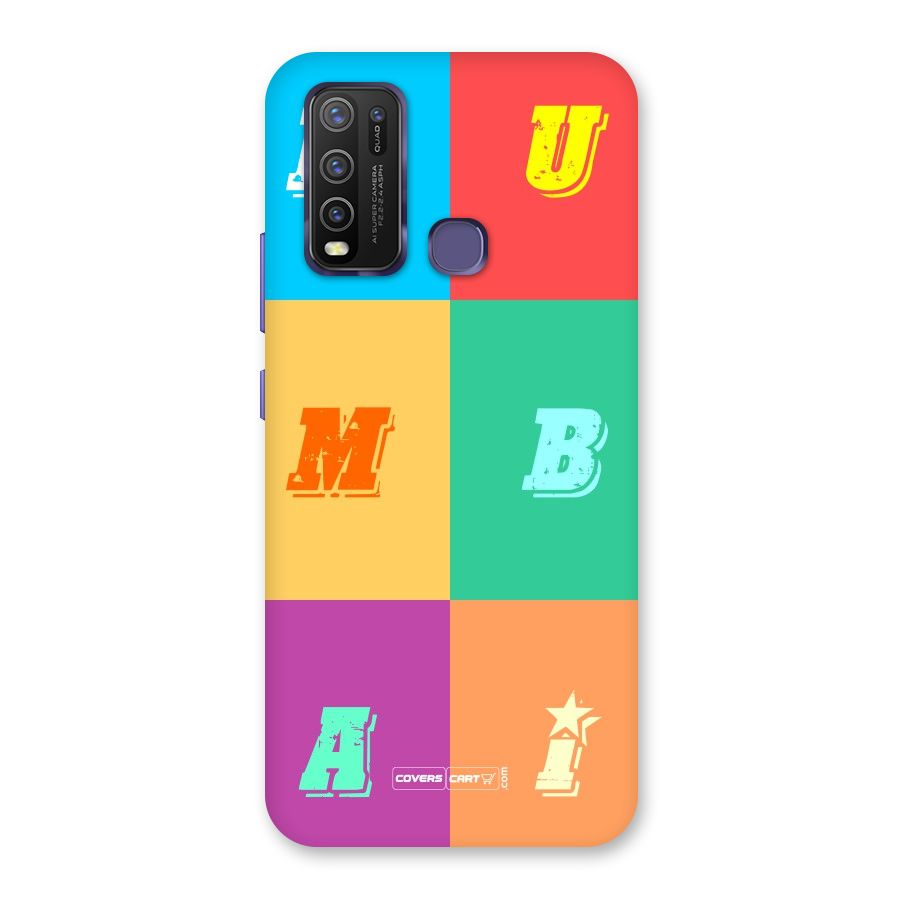 Mumbai Alphabets Back Case for Vivo Y50
