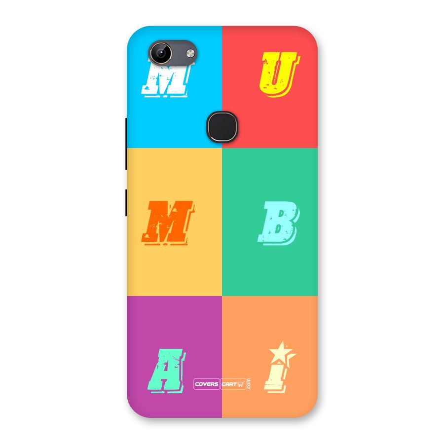 Mumbai Alphabets Back Case for Vivo Y81