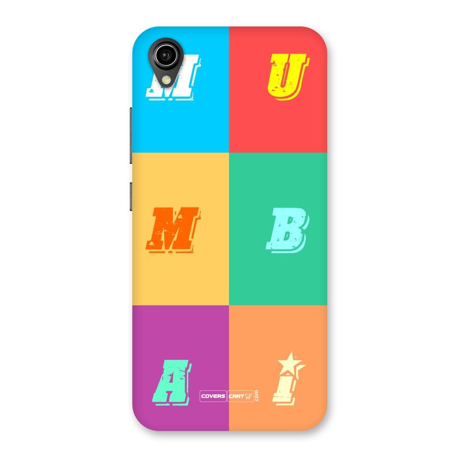 Mumbai Alphabets Back Case for Vivo Y90